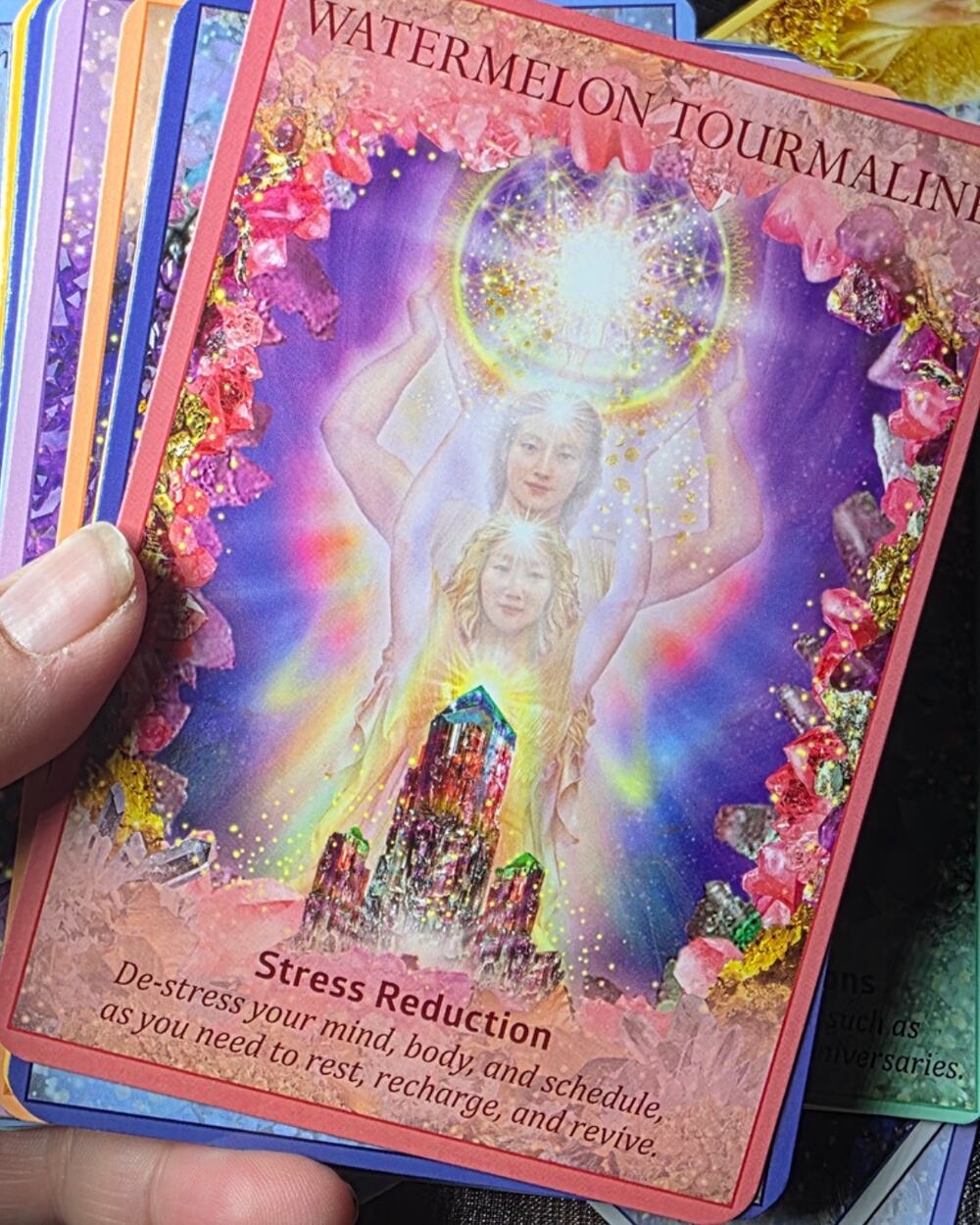 Crystal Angels Oracle Cards Deck by Doreen Virtue Divination cards